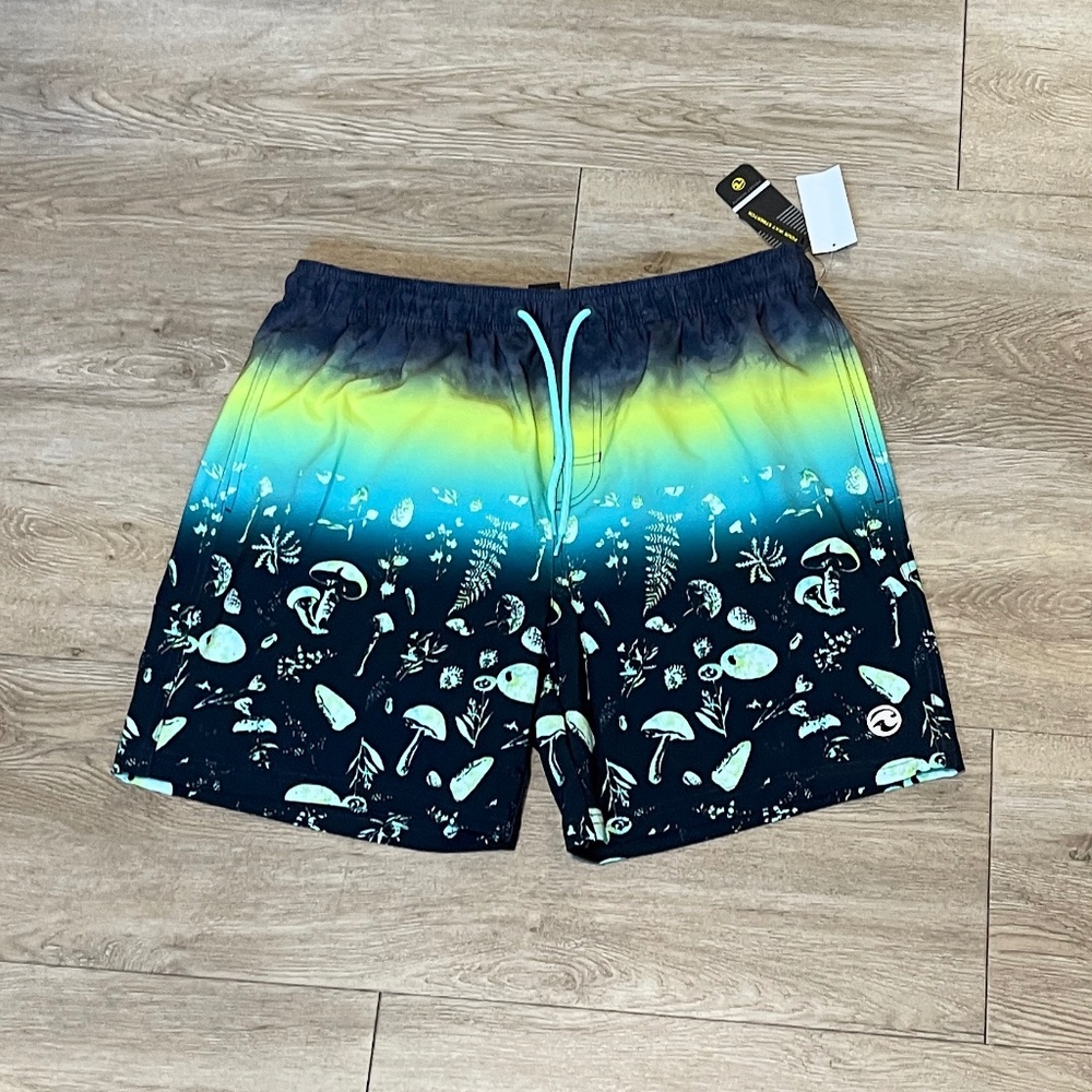 Ocean Current Men's Swim Trunks - Beachwear, Summer Shorts, Quick-Dry Swimwear,